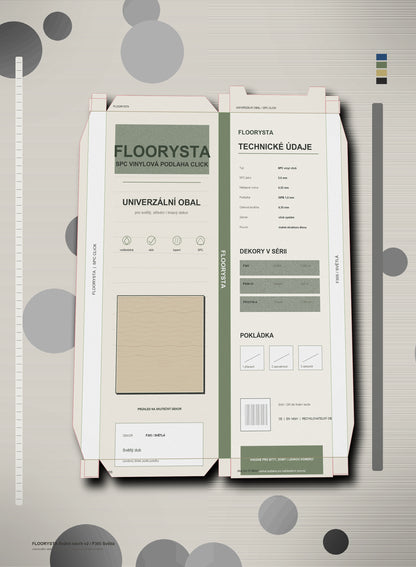 Finální univerzální obal FLOORYSTA pro dekor F305