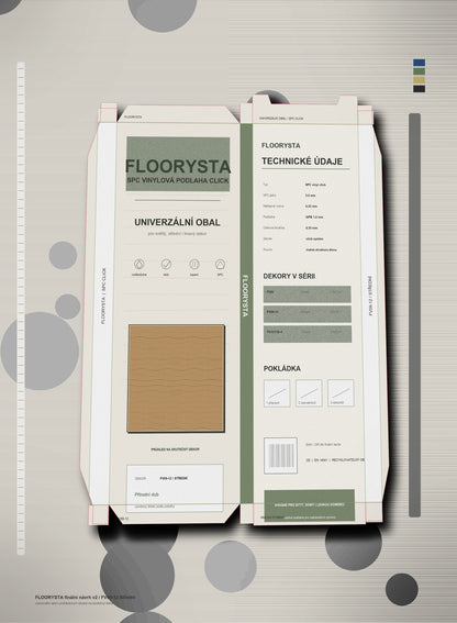 Finální univerzální obal FLOORYSTA pro dekor FV09-12