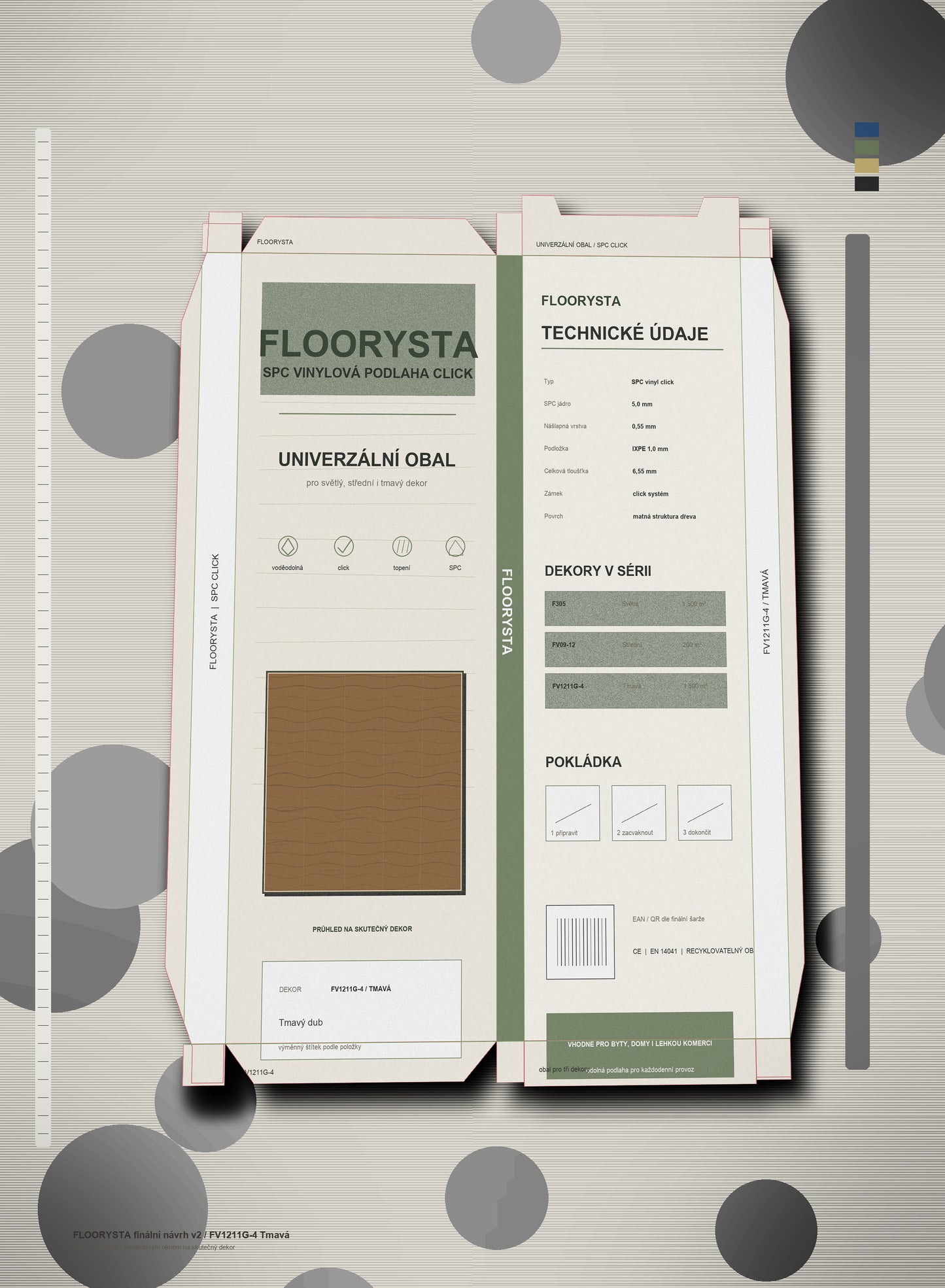Finální univerzální obal FLOORYSTA pro dekor FV1211G-4