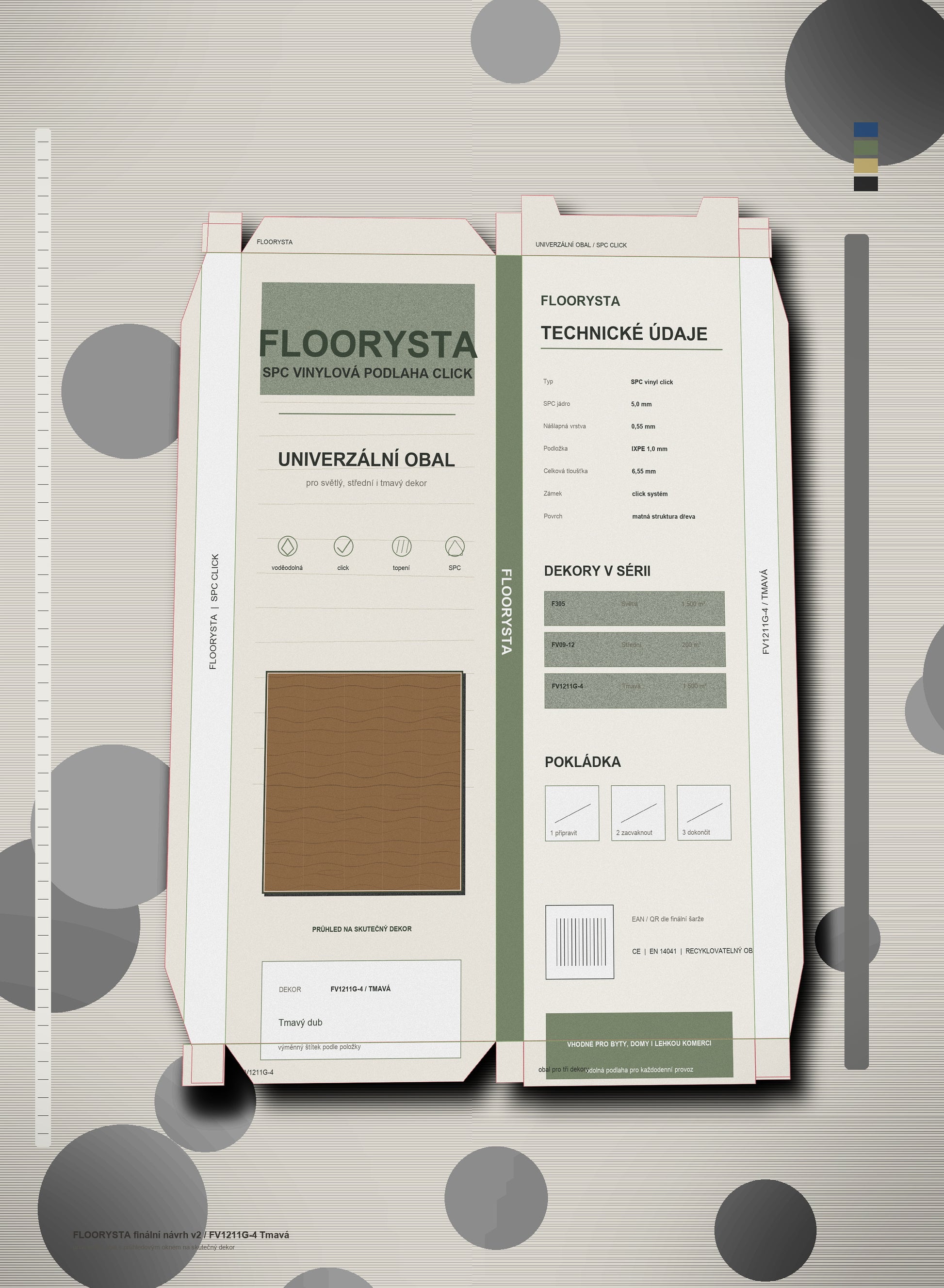 Finální univerzální obal FLOORYSTA pro dekor FV1211G-4